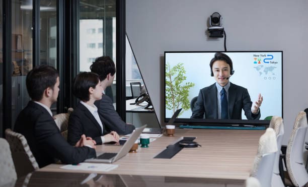  Video conference.