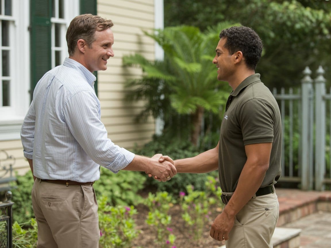 home automation services trust Home automation services consultation with homeowner and Rhodes Security technician